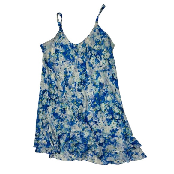 Oscar De La Renta Pink Label Floral Lace Romantic Night Slip Gown Lingerie Sz L - Picture 10 of 11